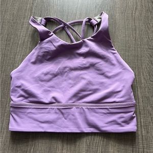 Energy high neck longline bra